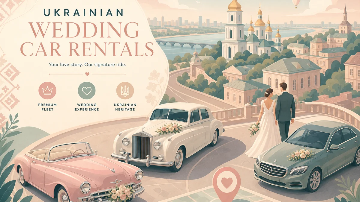 Оренда авто на весілля в Україні: моделі та поради — AutoShara